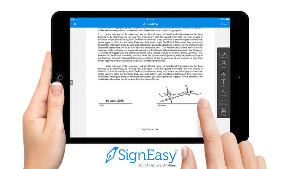 Image result for signeasy app on note 8
