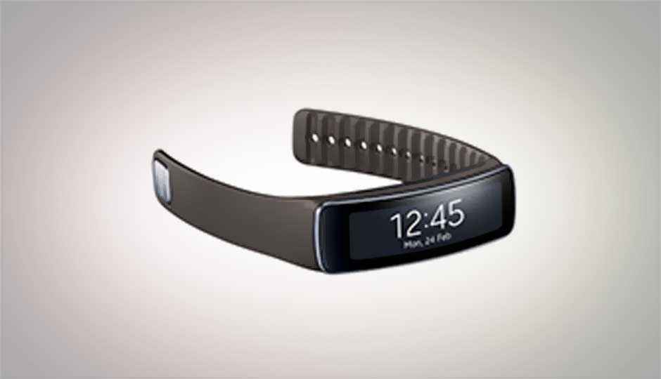 Samsung Gear Fit: Samsung's curved display wearable device. Samsung Gear Fit: Samsung's curved display wearable device.