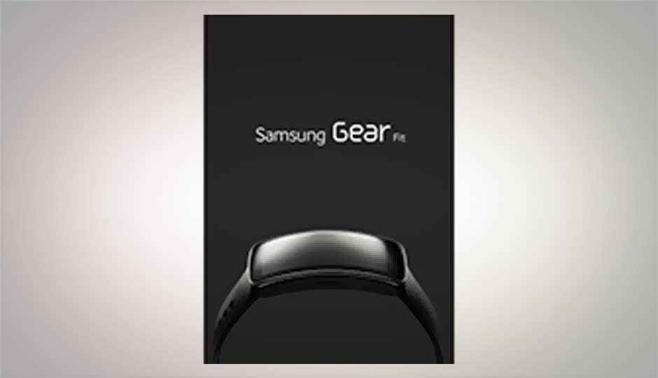 Samsung Gear Fit: Samsung's curved display wearable device. Samsung Gear Fit: Samsung's curved display wearable device.