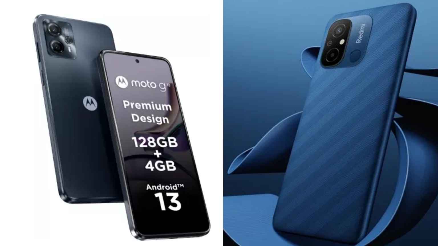 Moto G13 बनम Redmi 12C समन परइस पइट पर फचरस क ममल म कन