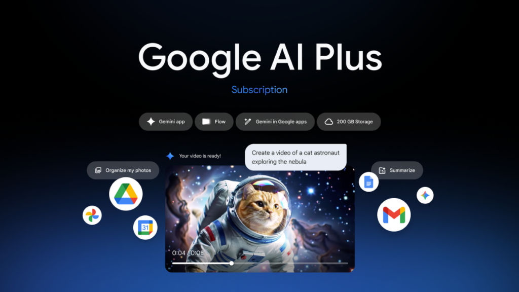 Google AI Plus subscription