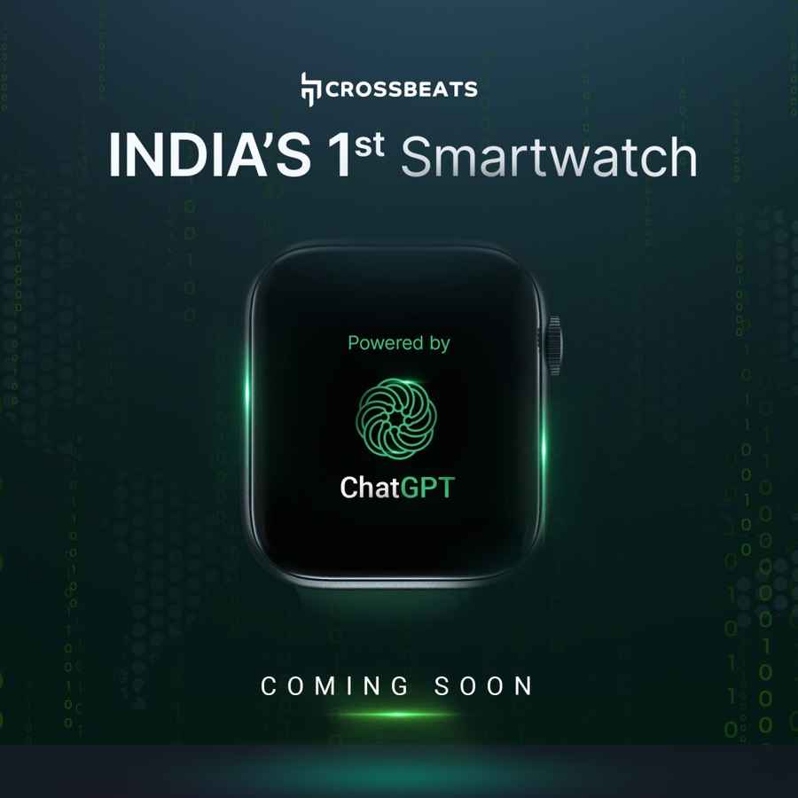 crossbeats smartwatch with ChatGPT