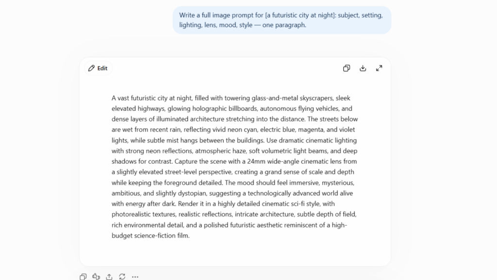 1. Image generation and creative ChatGPT prompts