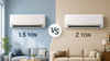 1.5 ton vs 2 ton split AC: Which one makes more sense for your home