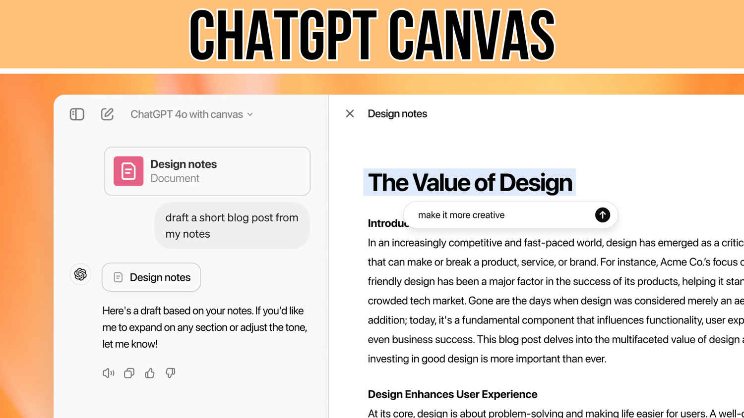 ChatGPT Canvas explained: What is it and how to use new OpenAI tool?