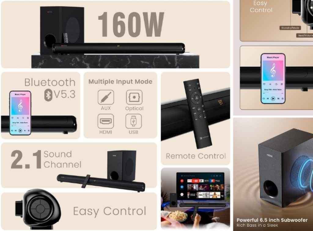 160W soundbar deal