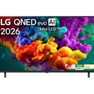 164 cm (65) LG QNED evo AI 4K MiniLED TV 65QNED85BLA with α8 AI Processor Gen3, with HDR10 Pro 2026