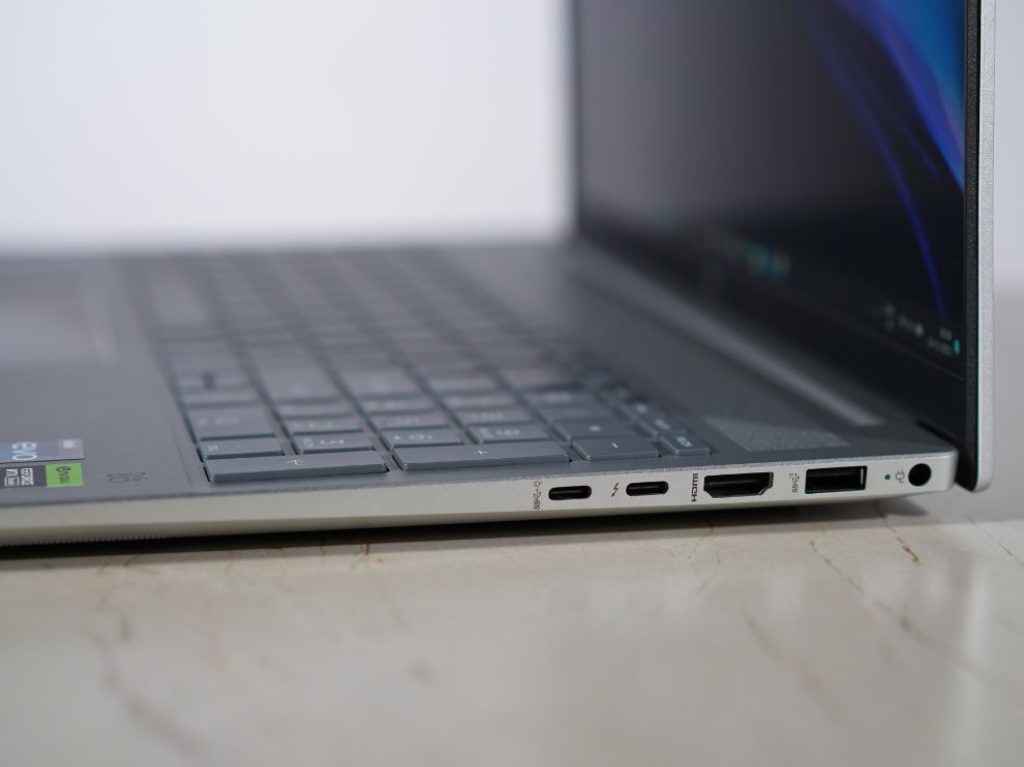 HP Pavilion Plus Review - Laptop I/O Ports 