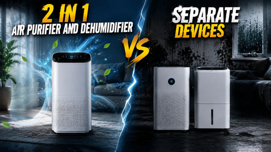 2 in 1 air purifier and dehumidifier vs separate devices: Which is better to buy and why?
