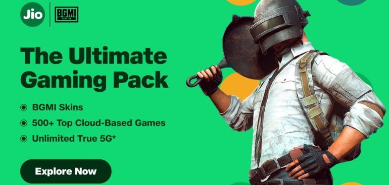 Jio Partners with Krafton to Launch India’s First Gaming Recharge Plans