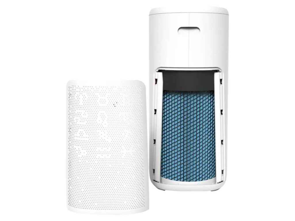 Voltas VAP55TWV Air Purifier Review - Air Purifier back and front view with filter