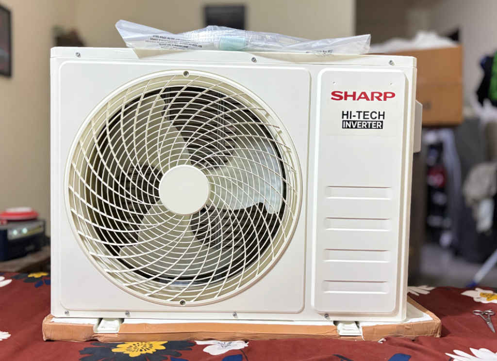 Sharp AH-SI19V3B-GC Review - outdoor unit