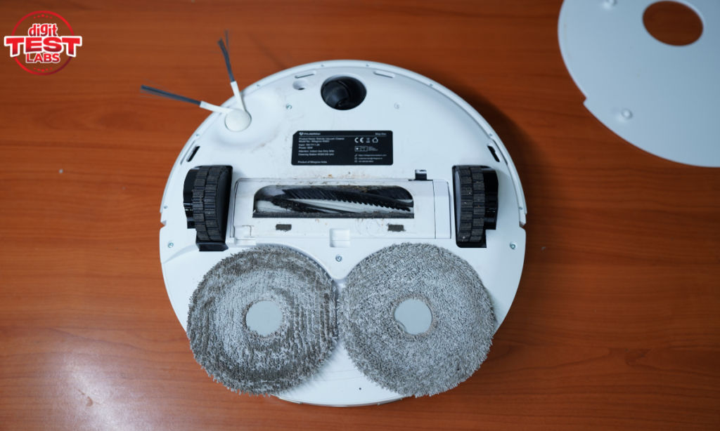 Milagrow robot vacuum upside down
