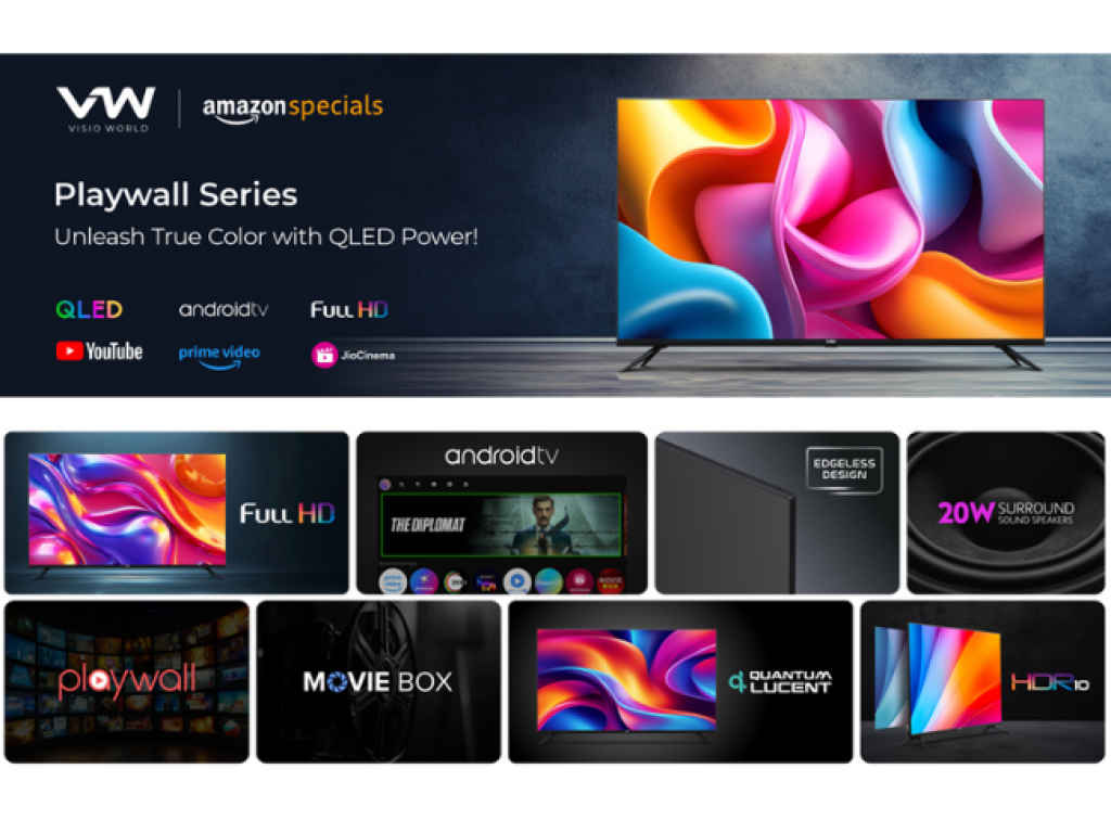 VW 43 Inches OptimaX Series QLED Smart TV