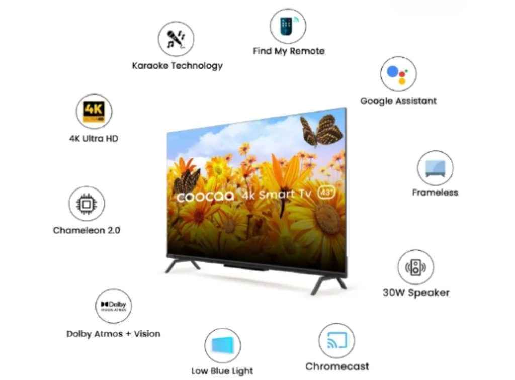 43 inch QLED Smart Tv