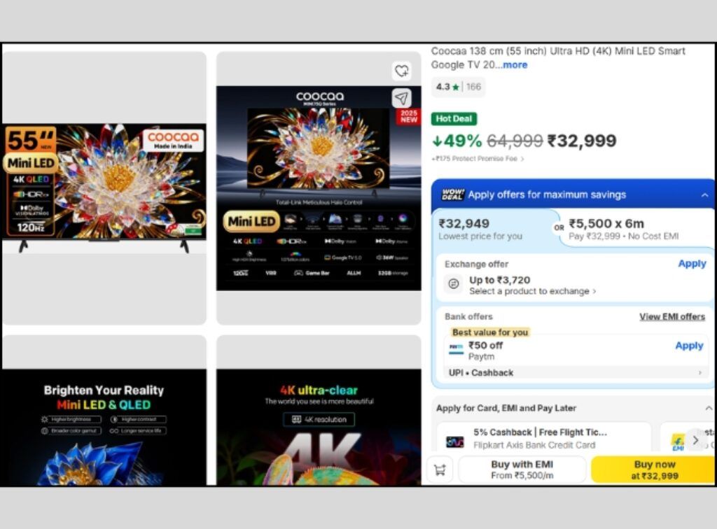4K Mini LED Smart Tv
