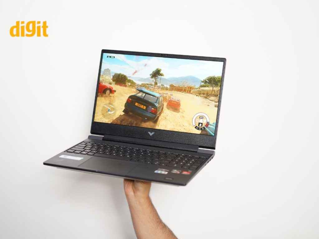 Budget Gaming Laptop Under Rs 60,000 Buying Guide - HP Victus running Dirt 5