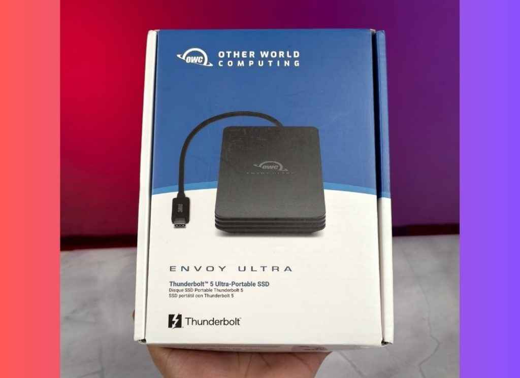 MSI Titan 18 HX AI Review - OWC 2TB Envoy Ultra Thunderbolt 5 Portable SSD