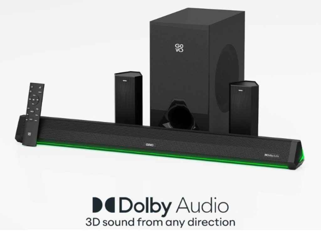 5 1 channel dolby audio soundbar 72 percent price drop in this awesome deal