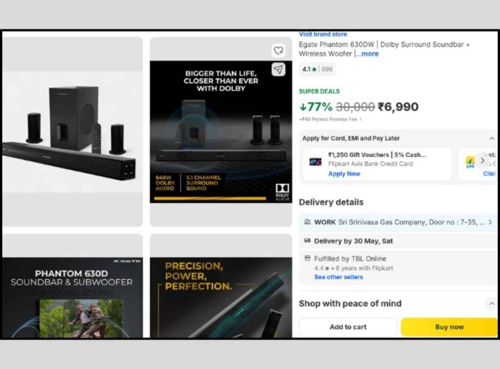 5.1 Dolby Audio soundbar deal