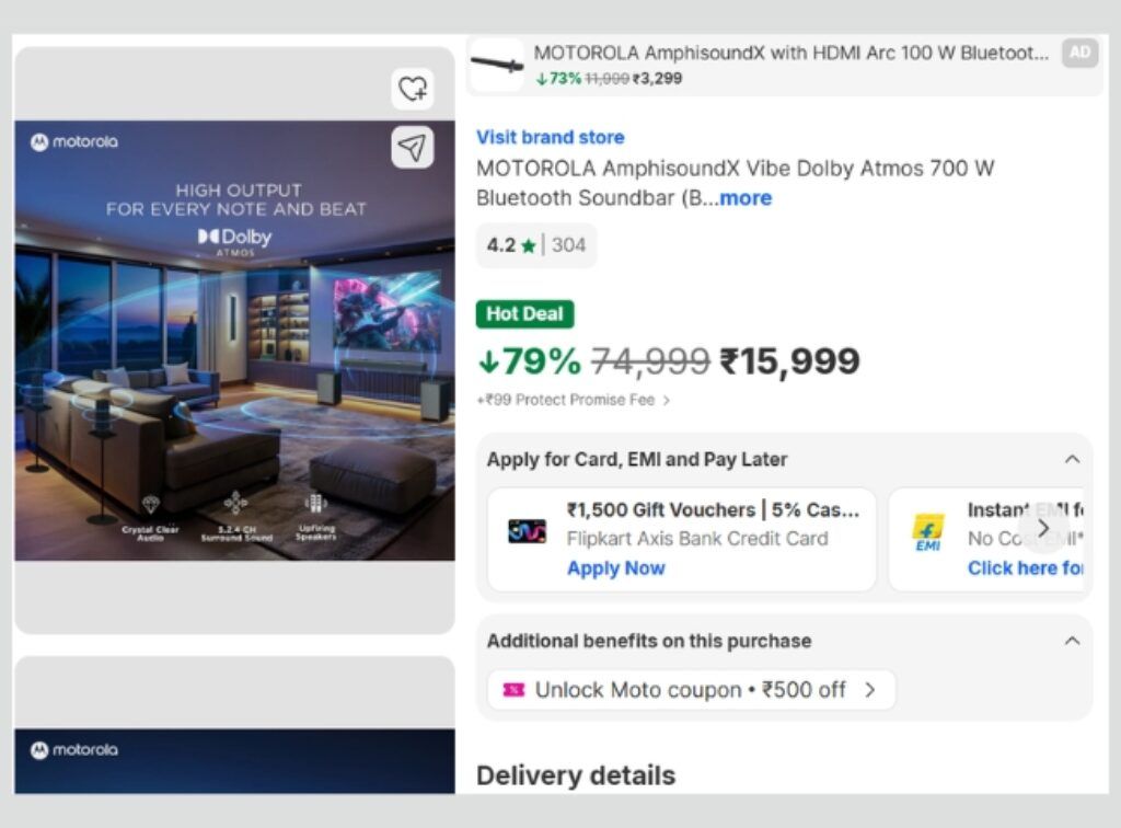 5.1.4 Dolby Atmos soundbar deal