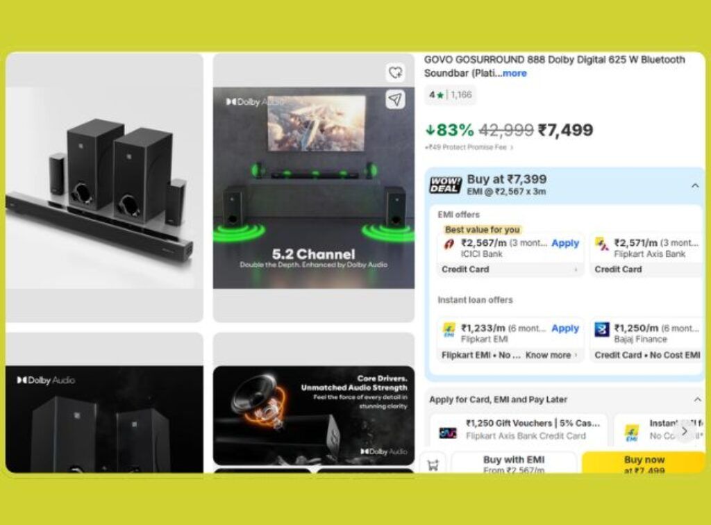 5.2 Dolby soundbar deal