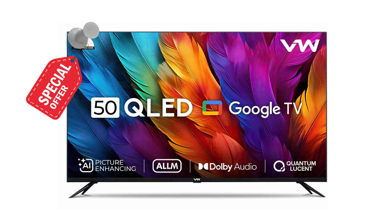ಅಮೆಜಾನ್‌ನಲ್ಲಿ 50 ಇಂಚಿನ Smart QLED Google TV ಕೈಗೆಟಕುವ ಬೆಲೆಗೆ ಮಾರಾಟ! ಕೈ ಜಾರುವ ಮೊದಲು ಖರೀದಿಸಿಕೊಳ್ಳಿ