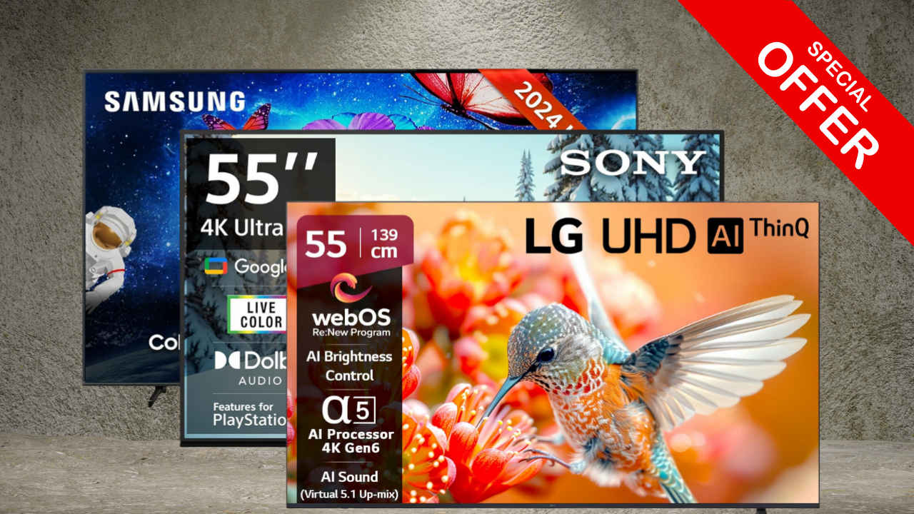 55 Inch Smart TVs: ಅಮೆಜಾನ್ ಸೇಲ್‌ನಲ್ಲಿ 55 ಇಂಚಿನ Sony ಮತ್ತು Samsung ಸ್ಮಾರ್ಟ್ ಟಿವಿಗಳ ಮೇಲೆ ಭರ್ಜರಿ ಡಿಸ್ಕೌಂಟ್ಗಳು!