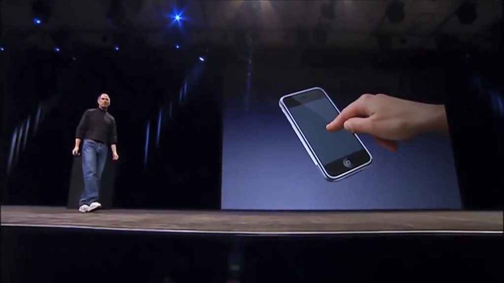 Steve Jobs’ boldest move: the human finger as a pointing device