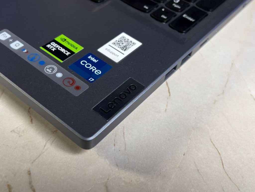 Lenovo Legion 5i Review: Laptop's Intel CPU Nvidia GPU Stickers