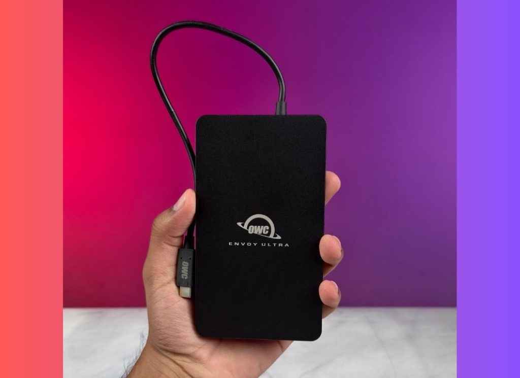MSI Titan 18 HX AI Review - OWC 2TB Envoy Ultra Thunderbolt 5 Portable SSD
