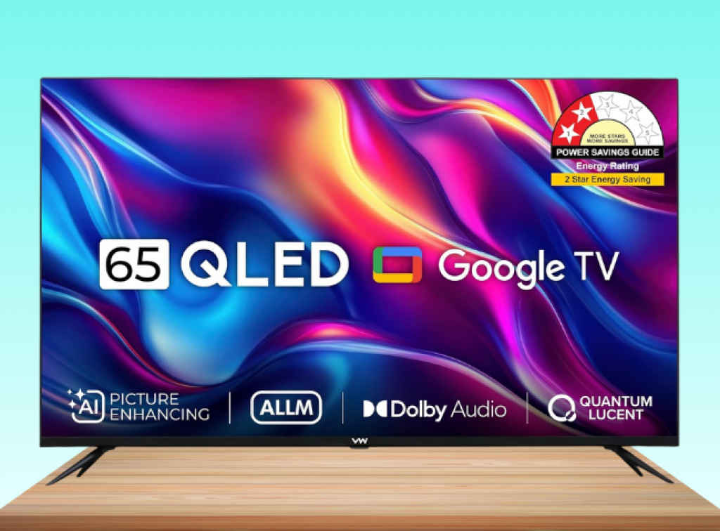 65 Inch QLED Google Smart TV in Amazon-
