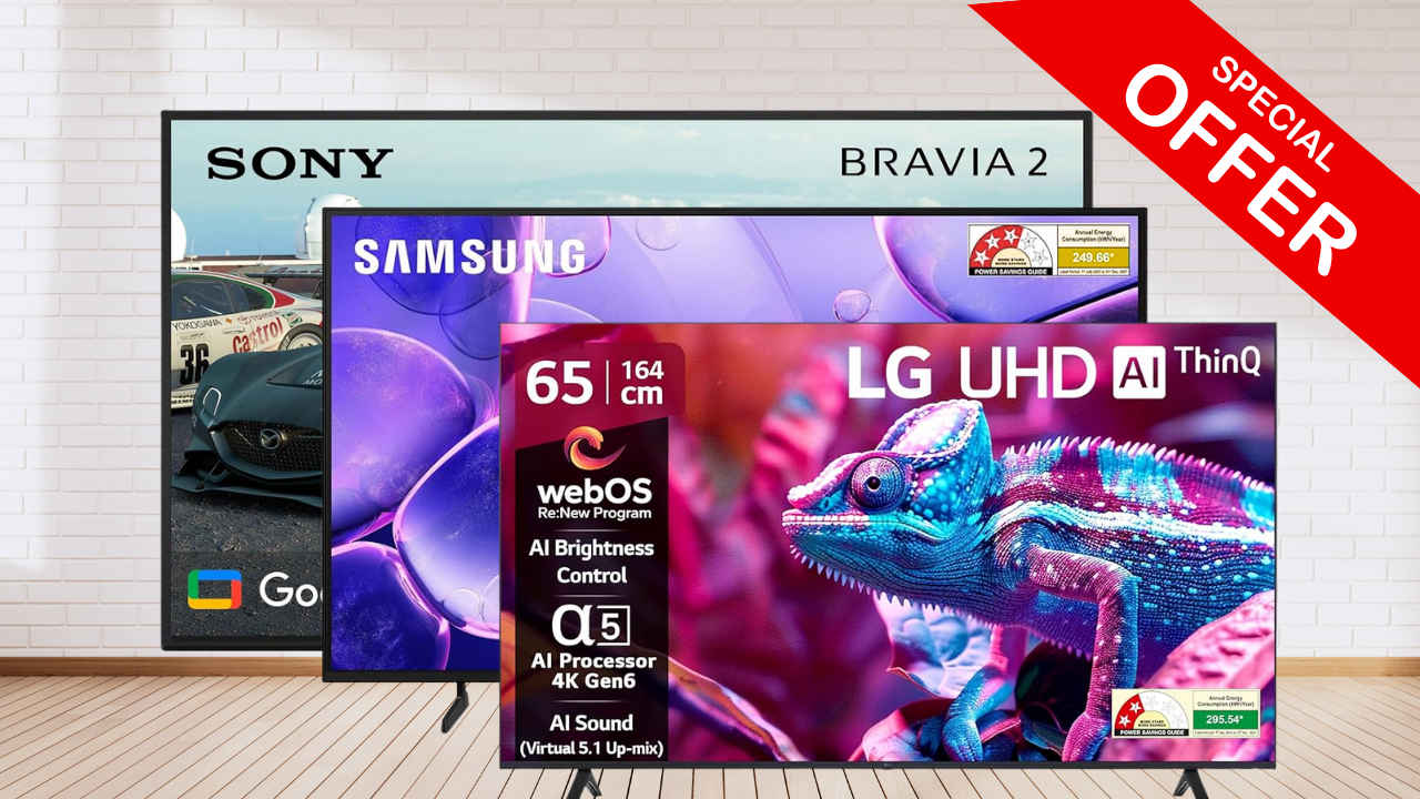 65 Inch Smart TV: ಅಮೆಜಾನ್ ಸೇಲ್‌ನಲ್ಲಿ 65 ಇಂಚಿನ Samsung ಮತ್ತು Sony ಸ್ಮಾರ್ಟ್ ಟಿವಿಗಳ ಮೇಲೆ ಭರ್ಜರಿ ಡಿಸ್ಕೌಂಟ್ಗಳು