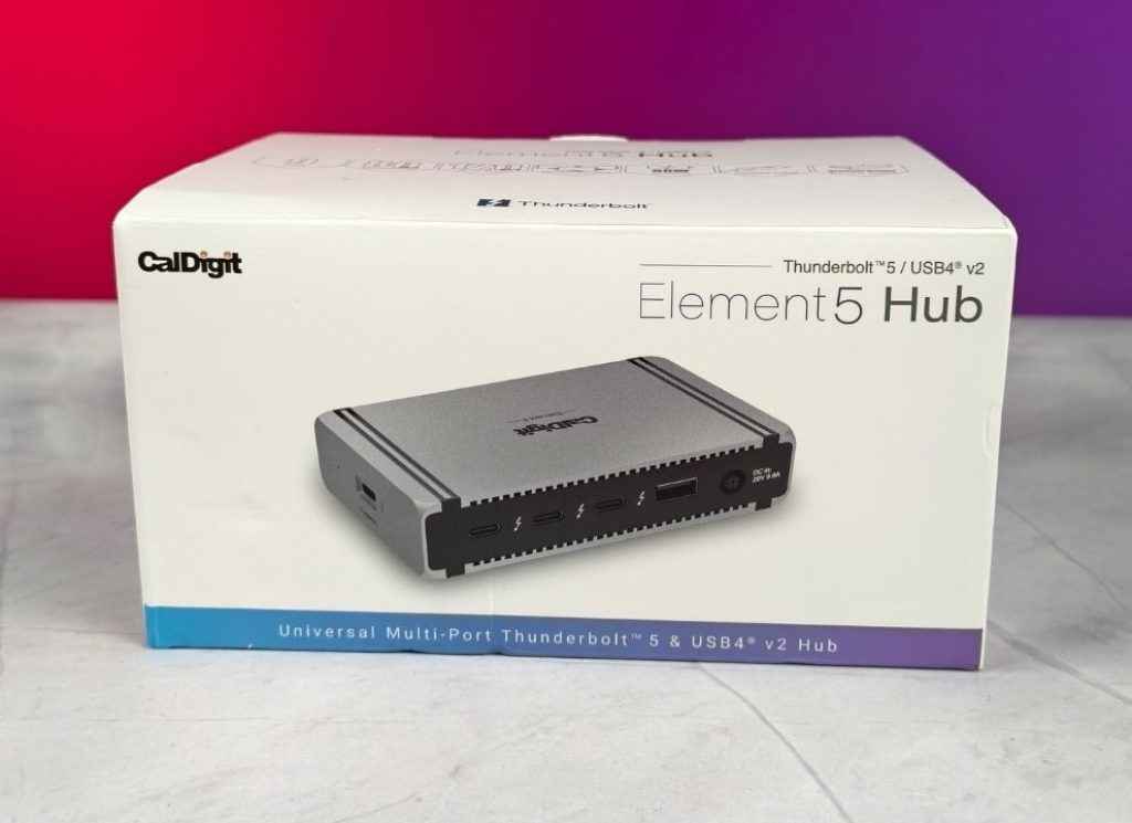 MSI Titan 18 HX AI Review - CalDigit E5 Element 5 Thunderbolt 5 Hub