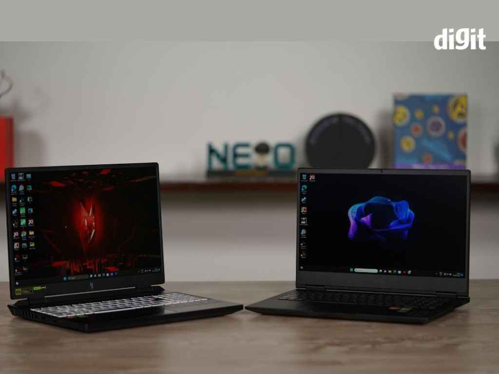 Nvidia GeForce RTX 4060 Laptop Comparison - HP Omen 16 and Acer Nitro 5 Display Comparison