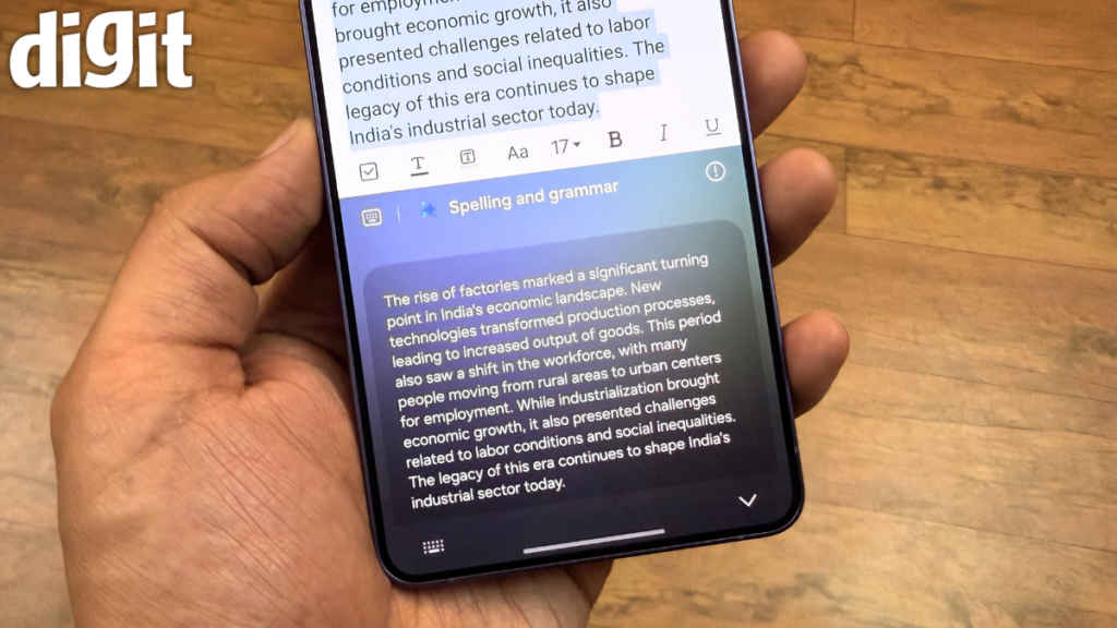 Galaxy S26 Ultra Writing Assist