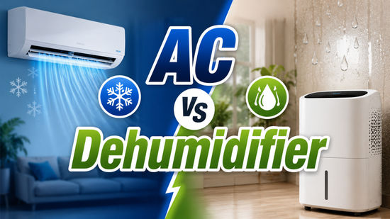 AC vs dehumidifier: Which one is better for reducing indoor humidity