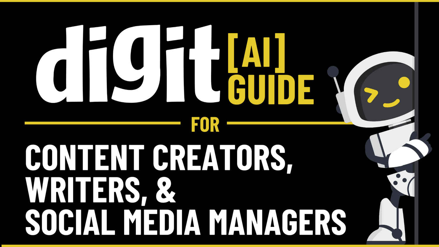 Digit AI Guide: Find the best AI apps for social media managers, creative writers, and content creators