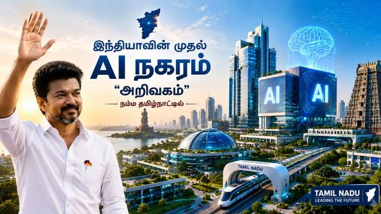 இந்தியாவிலே முதல் முறையாக நம்ம தமிழ் நாடு மாறபோகிறது AI நகரம் 5 கோடி பட்ஜெட்டில் ‘அறிவகம்” உருவாக்கம்