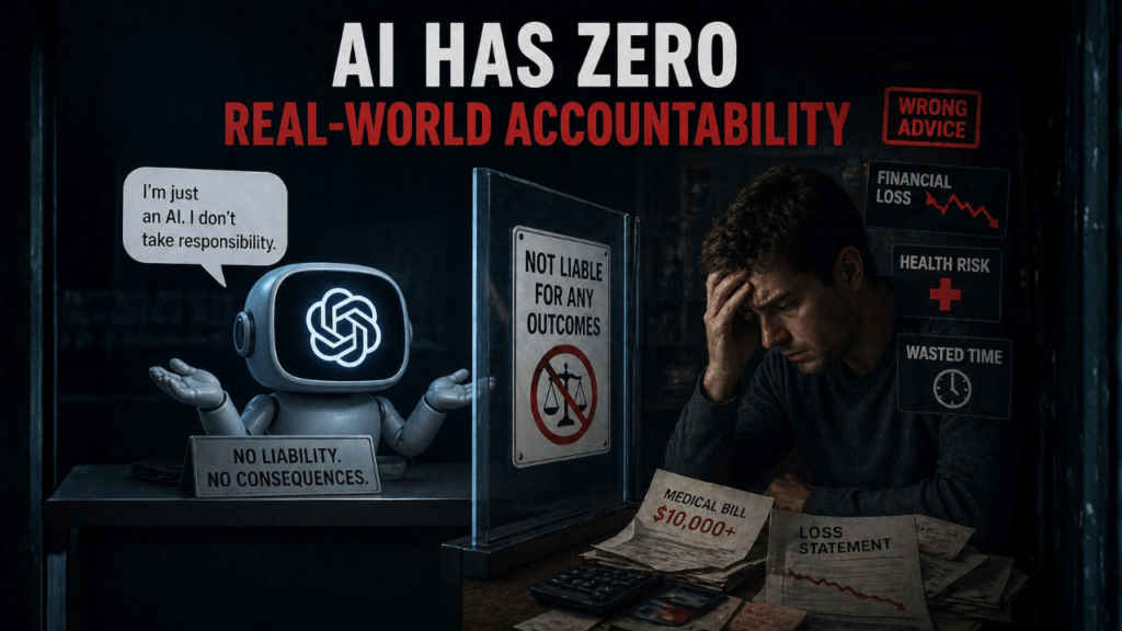 AI has zero real-world accountability