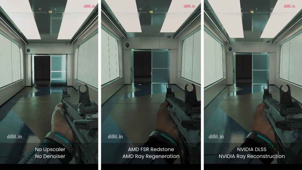 AMD Redstone FSR4 Call of Duty 7 Hallway