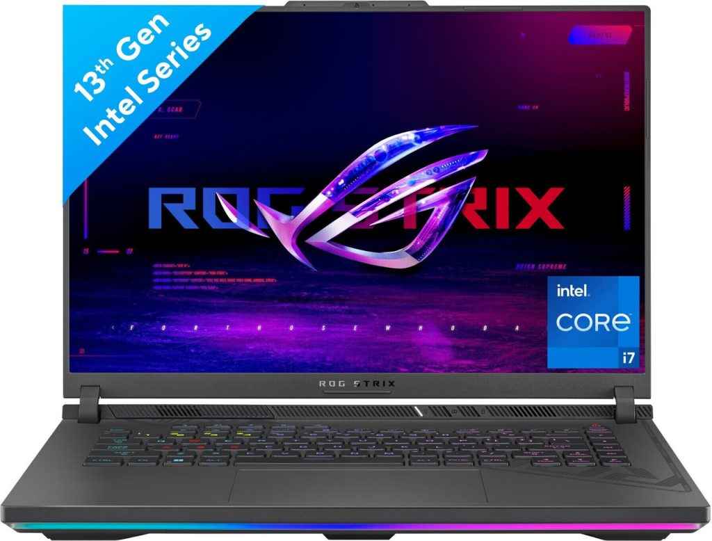 ASUS ROG Strix G16, 90WHrs Battery Intel Core i7 13th Gen 13650HX