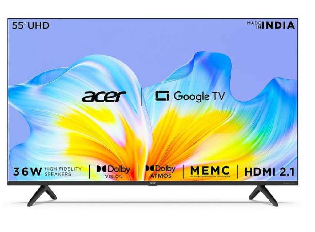 Acer 139 cm (55 inches) Advanced I Series 4K Ultra HD Smart LED Google TV