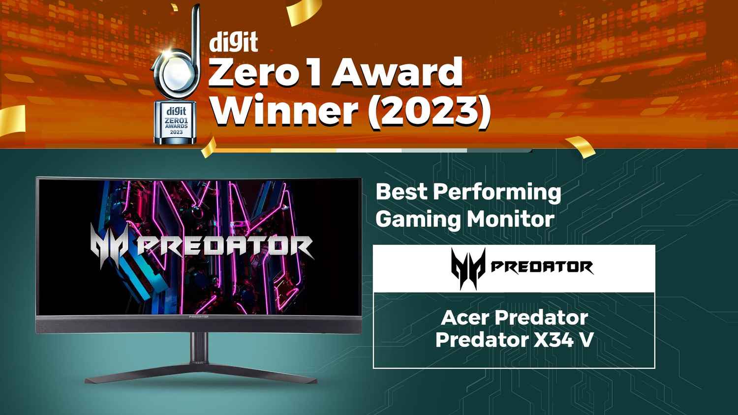 Digit Zero1 Awards and Best Buy Awards 2023: Best Performing Gaming Monitor 