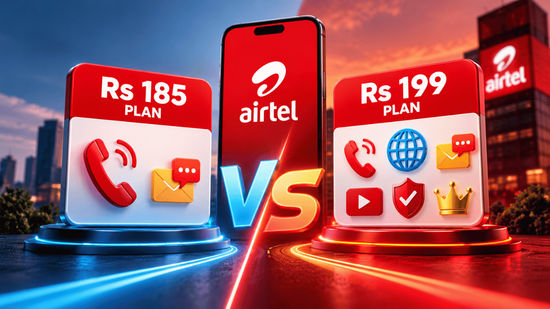 Airtel Rs 199 vs Rs 185 plan: Is paying Rs 14 extra worth it? Check benefits compared