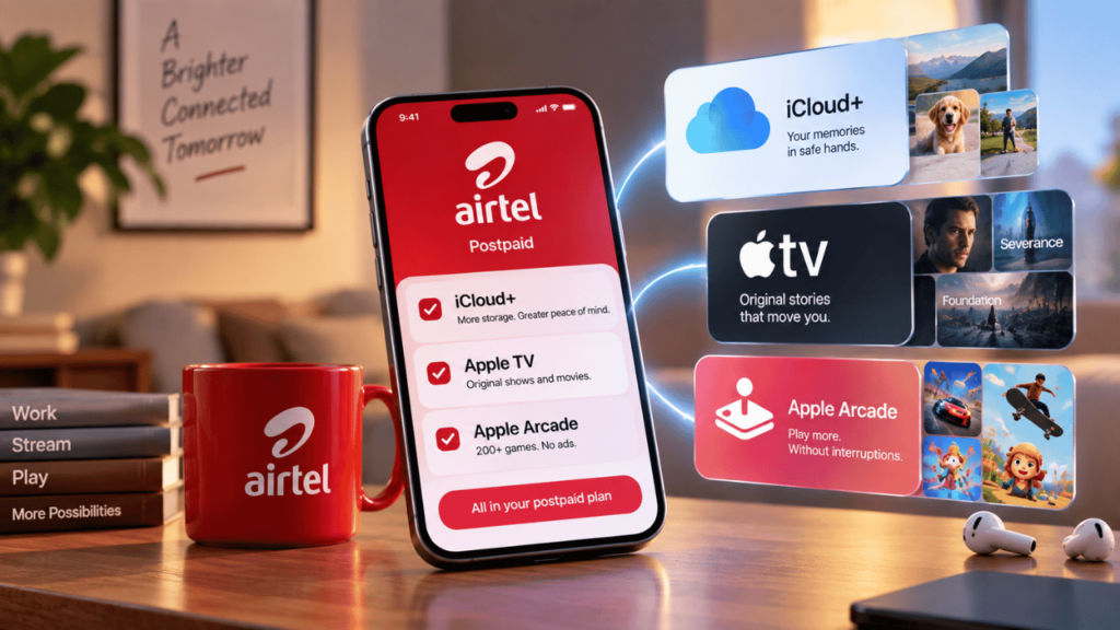 Airtel postpaid users can now get free iCloud+-1