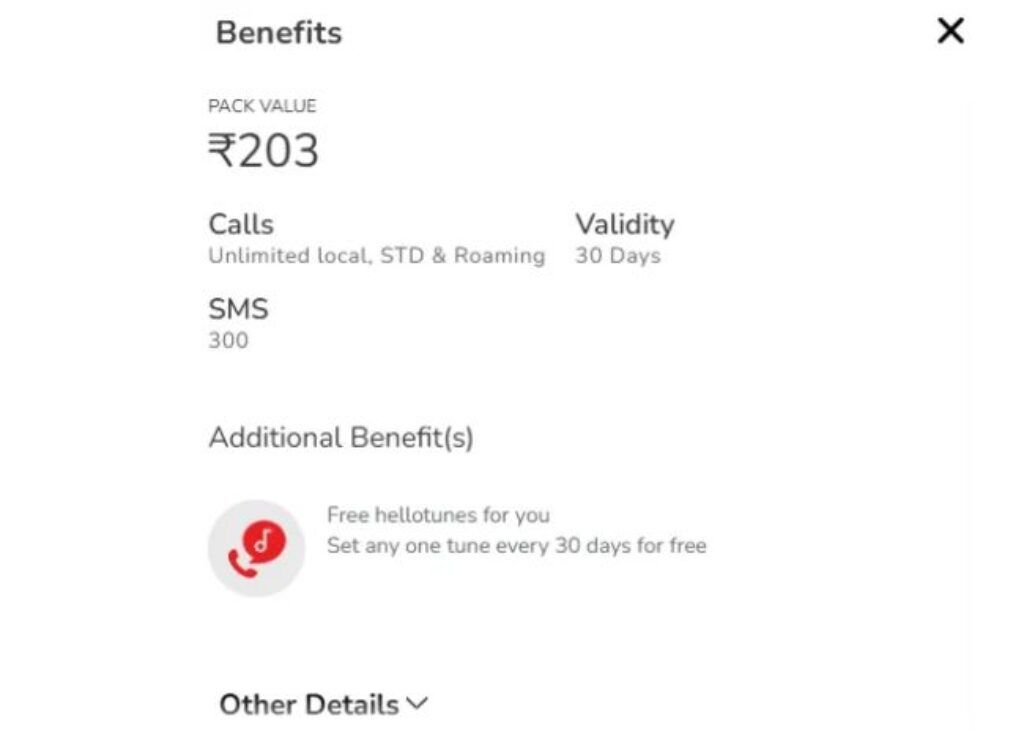 Airtel rs 203 plan