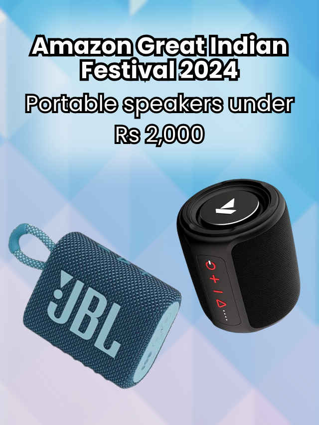 Amazon Great Indian Festival 2024 Portable speakers under Rs 2,000 (1)