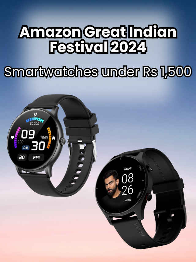 Amazon Great Indian Festival 2024 Smartwatches under Rs 1,500 (1)