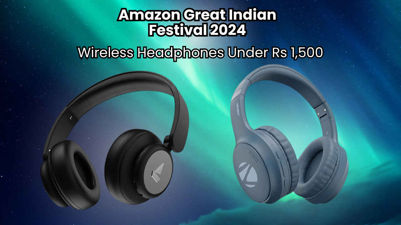 Amazon Great Indian Festival 2024: Wireless headphones under Rs 1,500